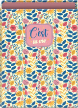 Dohe CÂ´est la Vie Carpeta de 4 Anillas Mixtas de 40mm - Formato Folio - Cubierta en Carton Forrado Plastificado