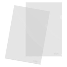 Dohe Caja de 100 Dossier con UÃ±ero TamaÃ±o Folio - Polipropileno Transparente Acabado Cristal