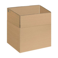 Dohe Cajas de Embalaje de 4 Solapas - Medidas 440x325x420mm - Carton de Canal 3mm - Resistente y Duradero - Ideal para Envios y