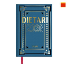 Dohe Dietario Anual Cuarto en Catalan - Dia Pagina - Fabricado en Geltex con Carton Contracolado - TamaÃ±o 15x21cm - Colores Sur