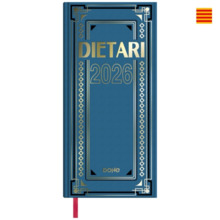 Dohe Dietario Anual Dos Tercios en Catalan - Dia Pagina - Fabricado en Geltex con Carton Contracolado - TamaÃ±o 14.5x31cm - Colo