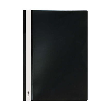 Dohe Dosier con Fastener de Polipropileno - Tamaño A4 - Cubierta Transparente y Trasera Opaca - Ideal para Organizar Documentos