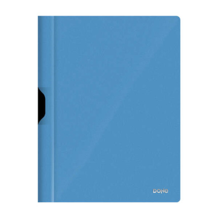 Dohe Dossier con Clip Metalico en Tamaño Din A4 - Fabricado en Polipropileno Opaco de 350 Micras - Tamaño A4