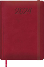 Dohe Manaos Agenda Anual - Dia Pagina - Cubierta en Polipiel - Cierre con Goma Elastica - Papel Ahuesado - Sabado y Domingo mism