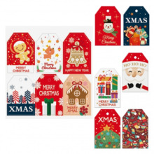 Dohe Navidad Pack de 48 Etiquetas para Regalos - DiseÃ±os Navidad - TamaÃ±o 4,6x6,8cm - Troqueladas sobre Cartulina - Incluyen C