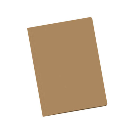 Dohe Pack de 50 Subcarpetas de Cartulina de 170gr - Con Ranura para Fastener - Resistente y Duradera - Ideal para Organizar Documentos - Color Marron Claro