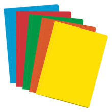 Dohe Pack de 50 Subcarpetas de Cartulina de 180gr A4 - Con Ranura para Fastener - Resistente y Duradera - Ideal para Organizar D