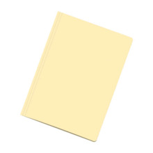 Dohe Pack de 50 Subcarpetas de Cartulina - TamaÃ±o Folio - Ranura para Fastener - Color Amarillo Claro