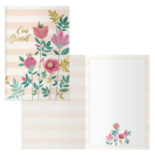 Dohe Pack de 6 Tarjetas de Felicitacion - 11.5x17cm - Impresion a Todo Color - Estampaciones con Pelicula de Color - Estampacion