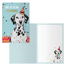 Dohe Pack de 6 Tarjetas de Felicitacion de CumpleaÃ±os - 11.5x17cm - Impresion a Todo Color - Estampaciones con Pelicula de Colo