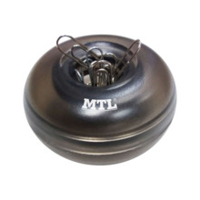 Dohe Portaclip Imantado en Plastico Traslucido - Incluye 20 Clips de 28mm - Practico y Funcional - Organiza Tus Documentos con F