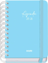 Dohe Serenity Agenda Escolar 25/26 Espiral Wireâo A6 - Dia Pagina - Papel 80g/m2 - 4 Hojas de Pegatinas - Cubierta de Carton P