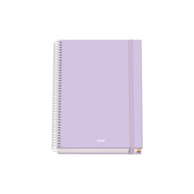 Dohe Serenity Cuaderno Espiral A5 100 Hojas Cuadricula 5mm - Tapa Dura Impresa a todo Color y Plastificada en Brillo - Bandas de