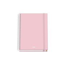 Dohe Serenity Cuaderno Espiral A5 100 Hojas Cuadricula 5mm - Tapa Dura Impresa a todo Color y Plastificada en Brillo - Bandas de