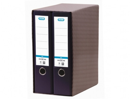 Elba Archivadores Palanca Rado Top A4 - Lomo 80mm - Forrado Exterior Plastico - Interior Papel - Color Negro