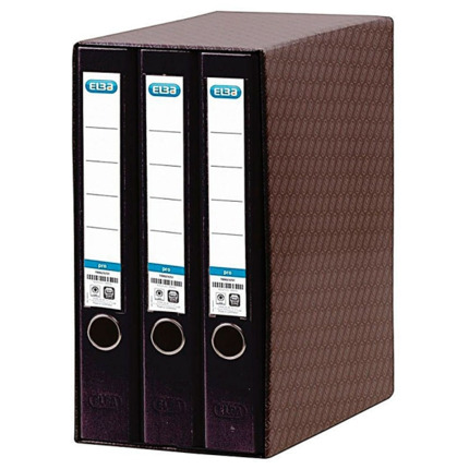 Elba Archivadores Palanca Rado Top A4 - Lomo 50mm - Forrado Exterior Plastico - Interior Papel - Color Negro