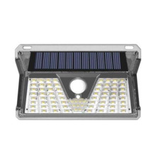 Elbat Aplique Led Solar - 260LM - Luz Fria 6500K - Sensor de Movimiento - Bateria 1200mAh