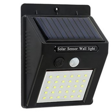 Elbat Aplique Led Solar - 30LM - Luz Fria 6500K - Sensor de Movimiento - Bateria 1200mAh