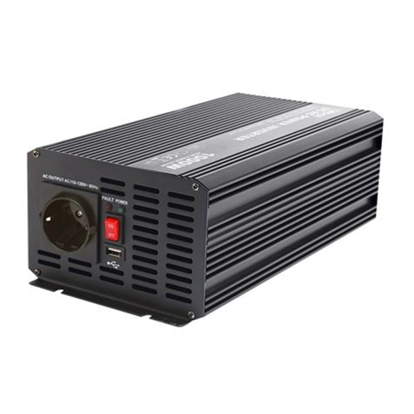 Elbat Convertidor de Corriente Onda Pura 1000W - Color Negro (1)