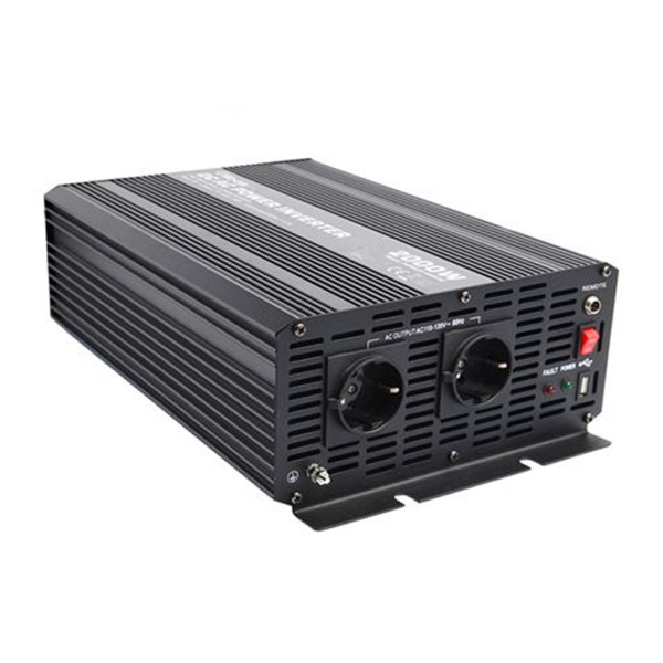 Elbat Convertidor de Corriente Onda Pura 2000W - Color Negro (1)
