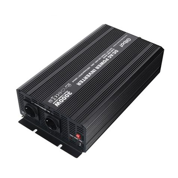 Elbat Convertidor de Corriente Onda Pura 3000W - Color Negro (1)