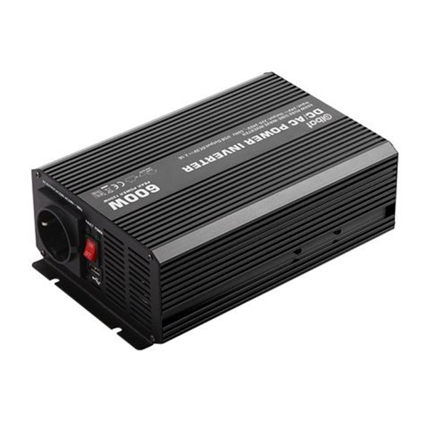 Elbat Convertidor de Corriente Onda Pura 600W - Color Negro (1)