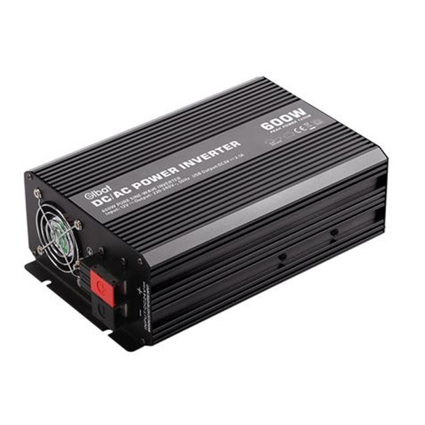 Elbat Convertidor de Corriente Onda Pura 600W - Color Negro (2)