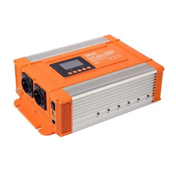 Elbat Convertidor de Corriente Onda Pura con Pantalla LCD 1200W - Color Varios (1)