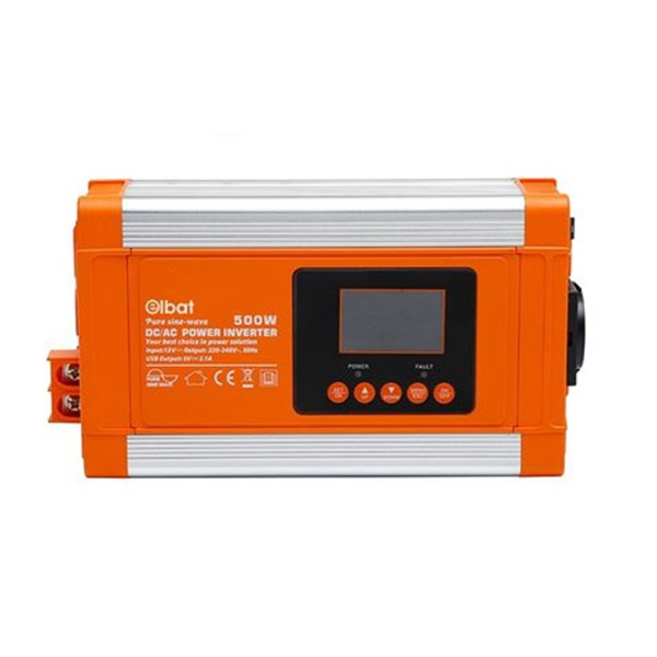 Elbat Convertidor de Corriente Onda Pura con Pantalla LCD 500W - Color Varios (2)