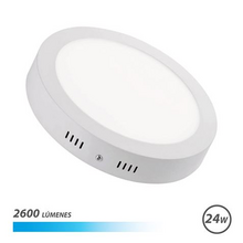 Elbat Downlight Circular sobre Pared LED 24W Luz Blanca - Color Blanco