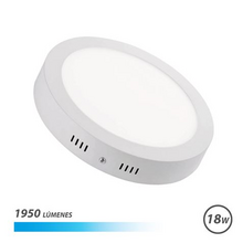 Elbat Downlight de Pared LED 18W 1950lm - Forma Circular 225mm - 6500K Luz Fria