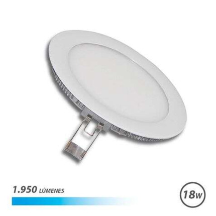 Elbat Downlight Empotrar Ultraplano LED - Luz Fria 18W 1950LM - DiseÃ±o de Bajo Perfil - Blanco Frio