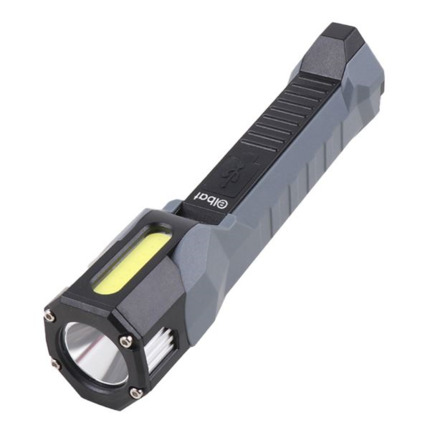 Elbat EB0566 Linterna de Trabajo LED 1000LM - Cabezal Rotativo 90Âº - Bateria de 2000mAh - Color Negro