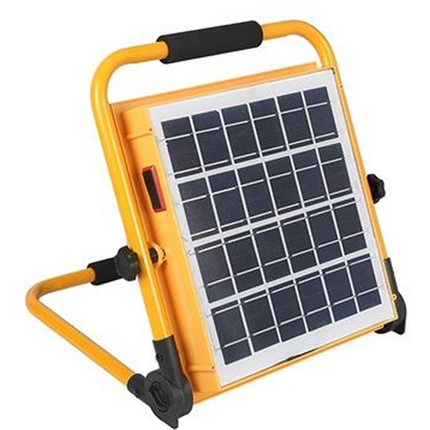 Elbat Foco Solar Led Plegable 100W - 850LM - Luz Fria 6500K - 4 Modos de Trabajo - Bateria 10000mah