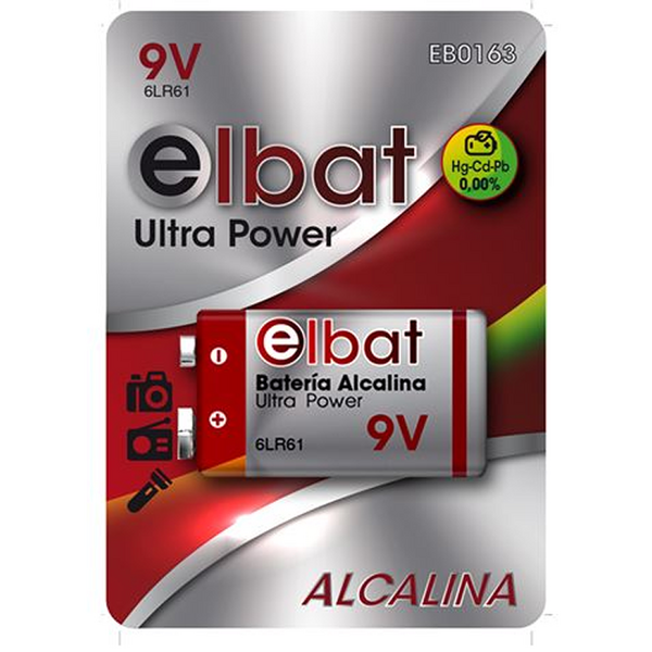 Elbat Pila Alcalina 6LR61/9V