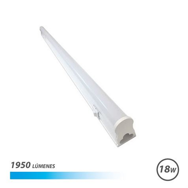 Elbat Tubo LED T5 18W 1950lm 120cm Luz Fria con Interruptor