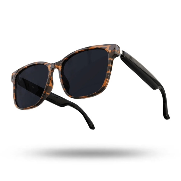 Energy Sistem Urban Music Tortoise Gafas Bluetooth - Cristales Polarizados con Proteccion UV400 Superior y Anti Luz Azul - Repro