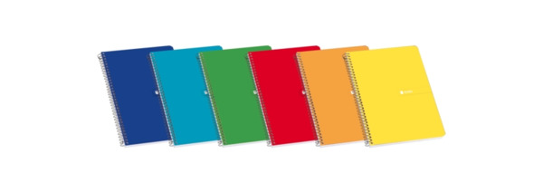 Enri 4Âº Tapa Dura Cuaderno Espiral 4x4 con Margen - 80 Hojas - Tapa Dura Resistente - Cuadriculado 4x4 con Margen - Espiral de