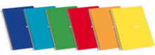 Enri FÂº Tapa Dura Cuaderno Espiral 3x3 con Margen - 80 Hojas - Tapa Dura Resistente - Cuadriculado 3x3 - con Margen - Colores S