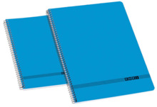 Enri Oficina 4Âº Tapa Blanda Cuaderno Espiral - TamaÃ±o 4Âº - Cuadricula 4x4 - Color Azul