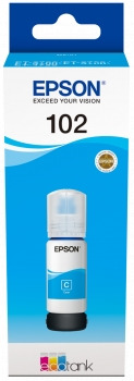 Epson 102 Cyan - Botella de Tinta Original C13T03R240