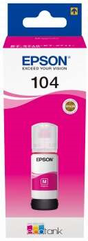Epson 104 Magenta - Botella de Tinta Original C13T00P340