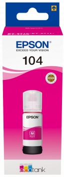 Epson 104 Magenta - Botella de Tinta Original C13T00P340