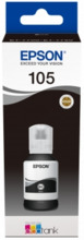 Epson 105 Negro - Botella de Tinta Pigmentada Original C13T00Q140