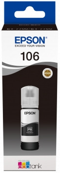 Epson 106 Negro Photo - Botella de Tinta Original C13T00R140
