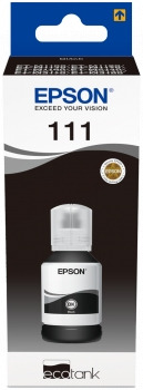 Epson 111 Negro - Botella de Tinta Pigmentada Original C13T03M140