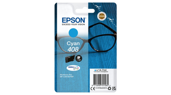 Epson 408 Cyan Cartucho de Tinta Original - C13T09J24010