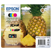 Epson 604XL/604 Pack de 4 Cartuchos de Tinta Originales - C13T10H94010