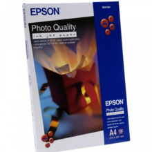 Epson Photo Quality Ink-Jet Pack de 100 Hojas de Papel Fotografico A4 Especial Ink-Jet 102g/mÂ² - Acabado Mate - Color Blanco