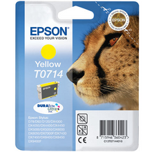 Epson T0714 Amarillo Cartucho de Tinta Original - C13T07144012